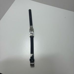 Geo‎ Link Adjustable Bracelet black/stainless steel